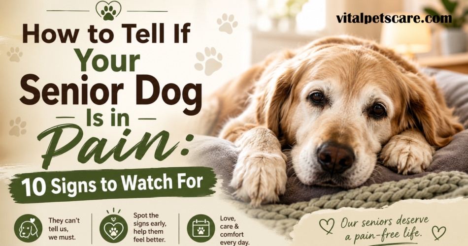 senior dog showing early signs of aging