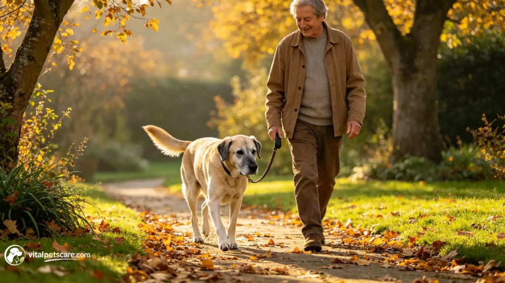gentle exercise to help slow muscle loss in senior dogs