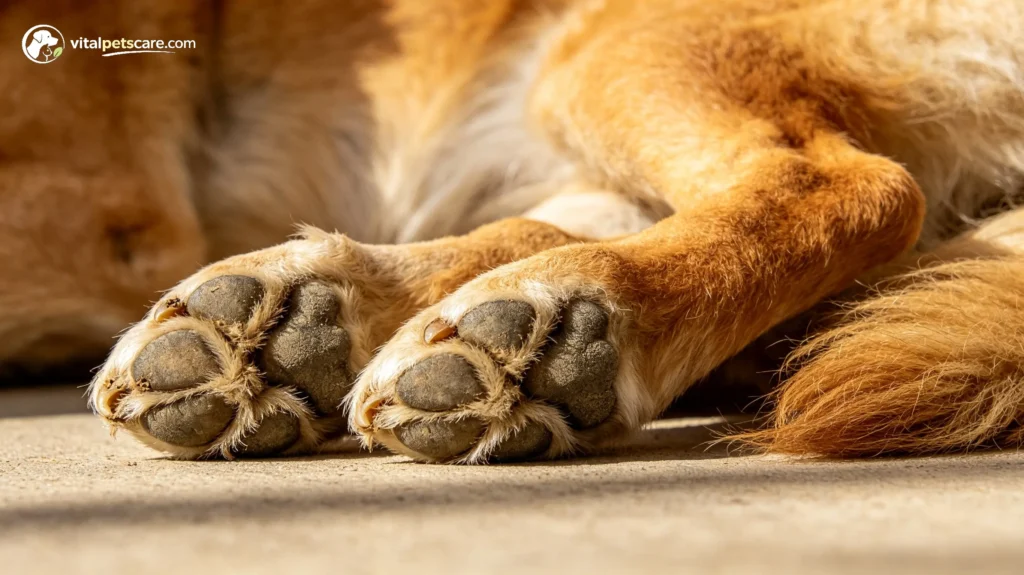 senior dog dragging back legs