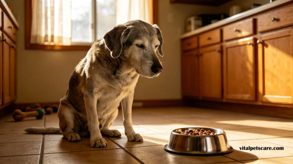 senior dog with reduced appetite