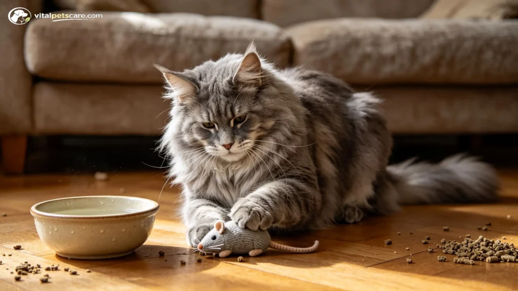 cat drinking a lot of water but acting normal
