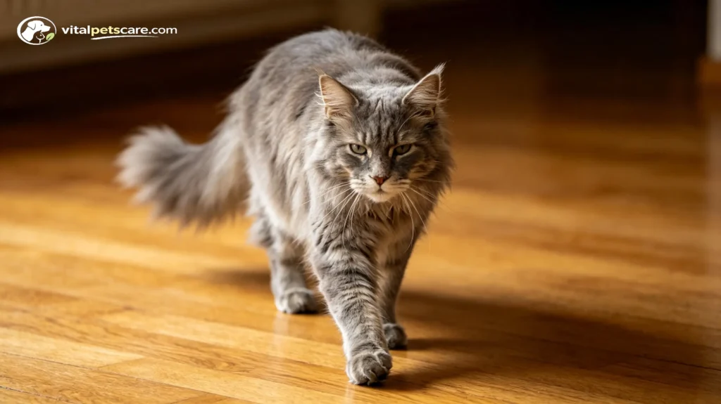 cat with arthritis walking gait change