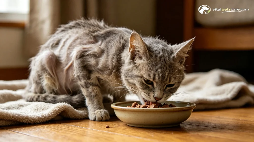 old cat eating but losing weight hyperthyroidism signs