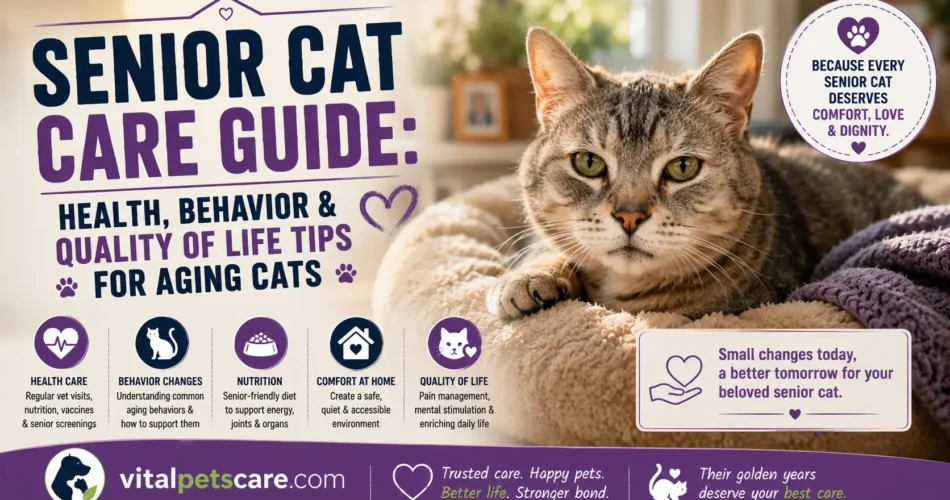 senior cat care guide for aging cats