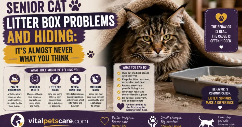 senior cat litter box problems