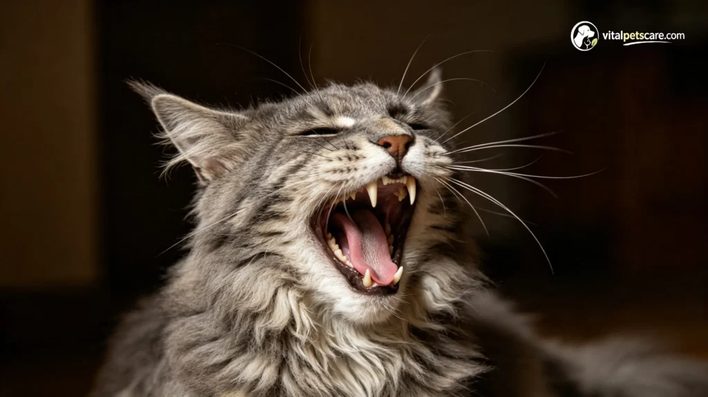 senior cat nighttime yowling causes