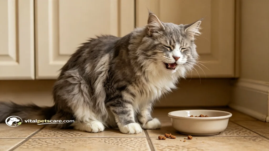 senior cat vomiting more often causes