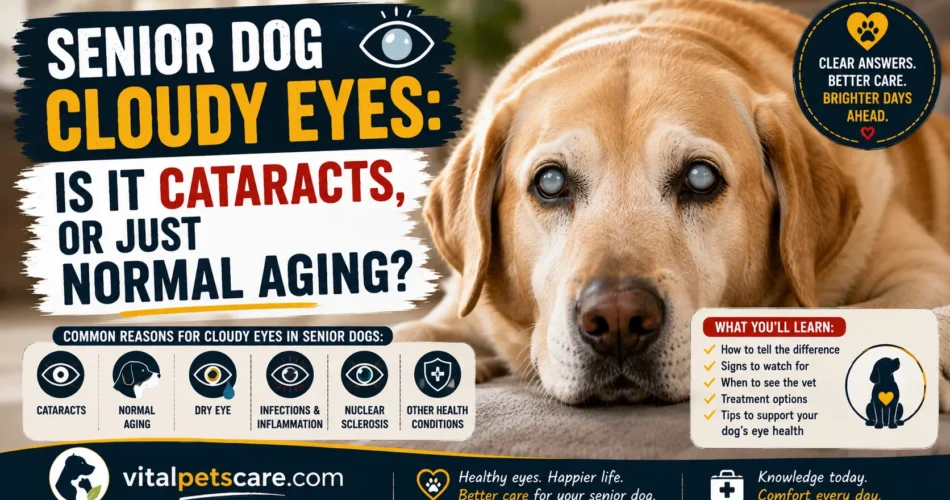 senior dog cloudy eyes