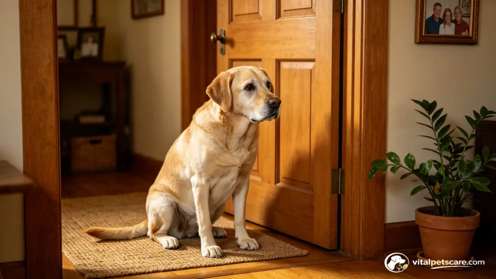 senior dog separation anxiety