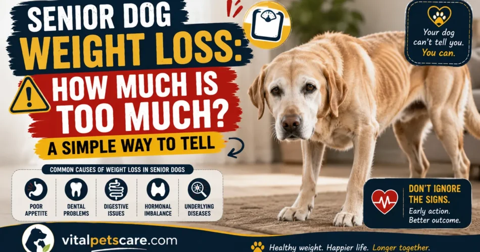 senior dog weight loss